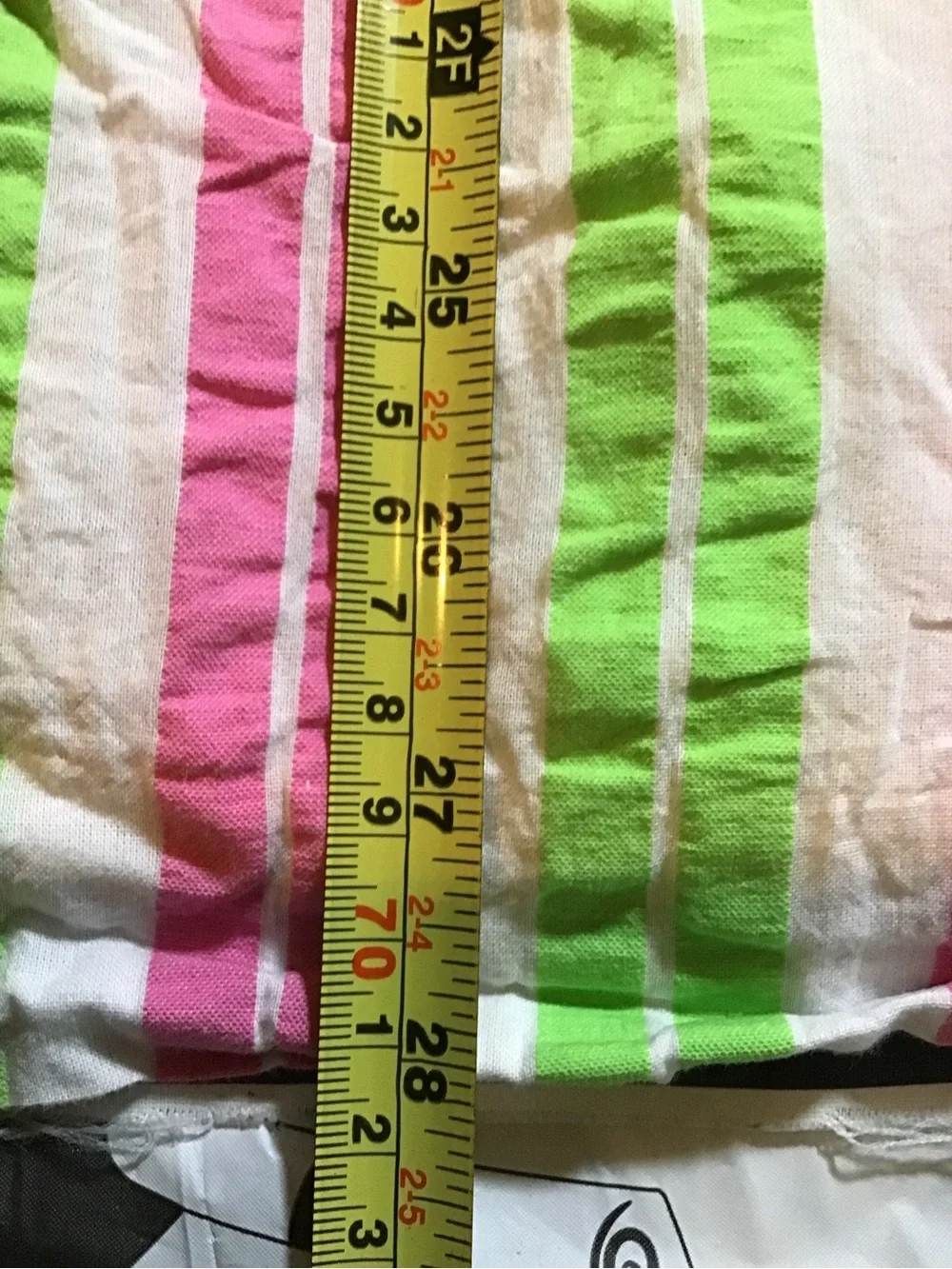 Lilly Pulitzer strapless  mini dress vibrant pink and green woman - Picture 4 of 7